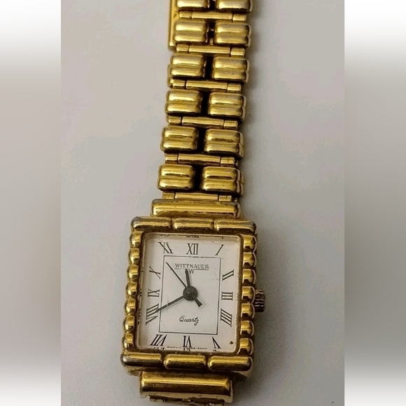 VTG Wittnauer Luxury Women's Swiss 5000 Quartz Movement Watch Gold Tone Works - Picture 5 of 8
